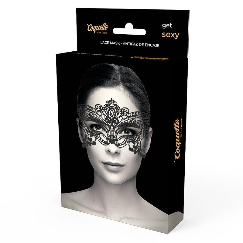 Coquette Accessories Coquette Chic Desire - Lace Mask Black