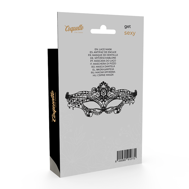 Coquette Accessories Coquette Chic Desire - Lace Mask Black