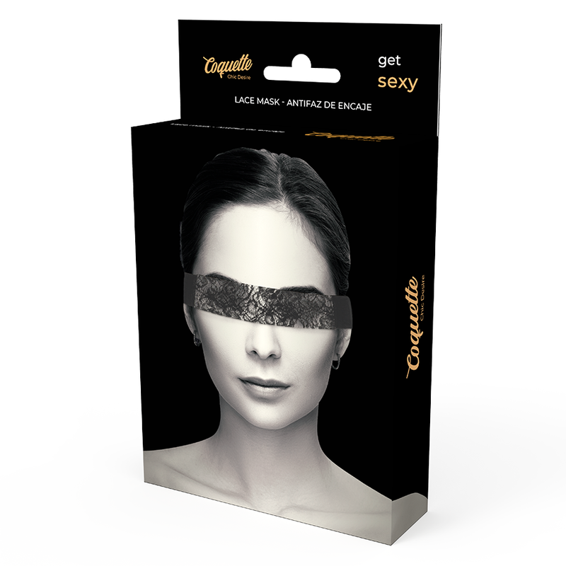 Coquette Accessories Coquette Chic Desire - Lace Mask Black
