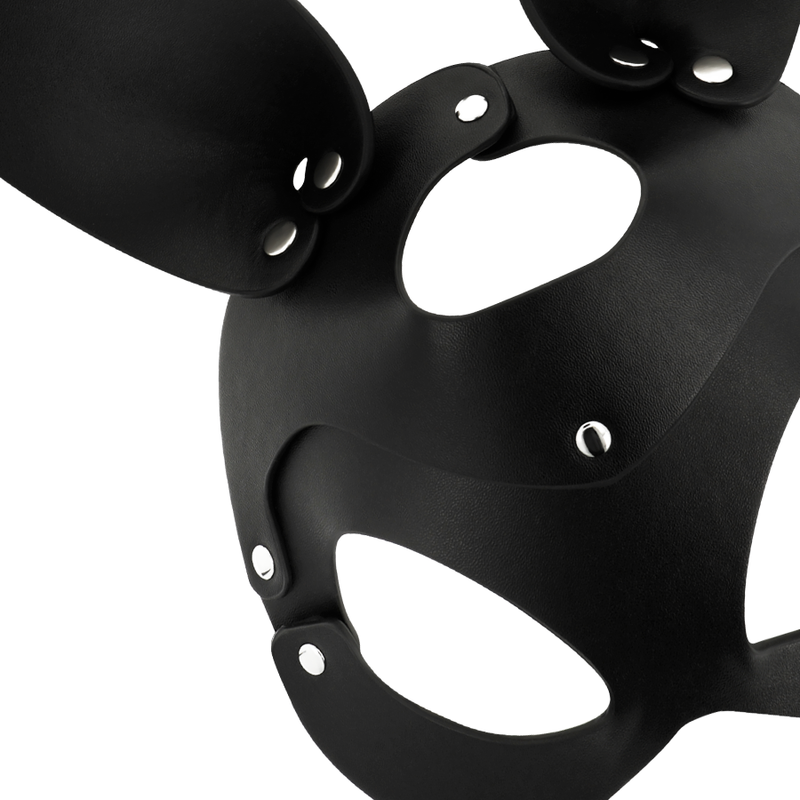 Coquette Accessories Coquette Chic Desire - Vegan Leather Mask With Bunny Ears
