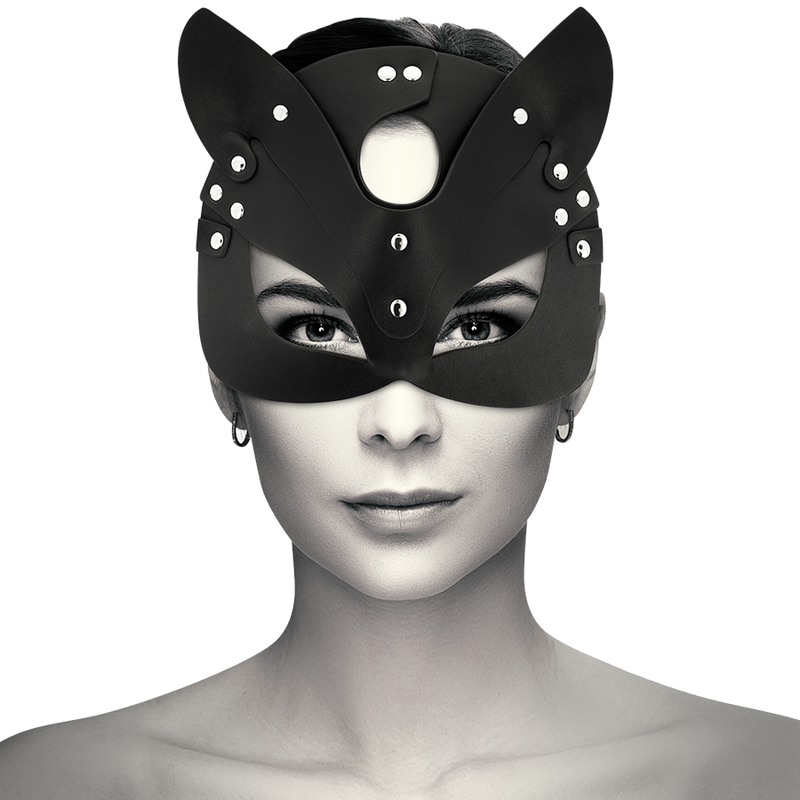 Coquette Accessories Coquette Chic Desire - Vegan Leather Mask With Bunny Ears
