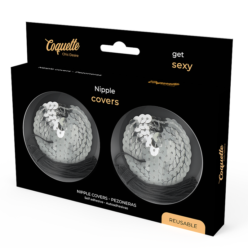 Coquette Accessories Coquette Chic Desire - Nipple Covers Silver