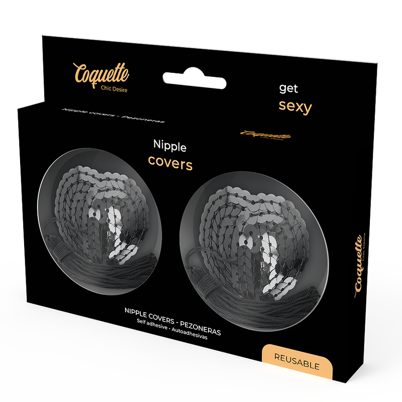 Coquette Accessories Coquette Chic Desire - Nipple Covers Black