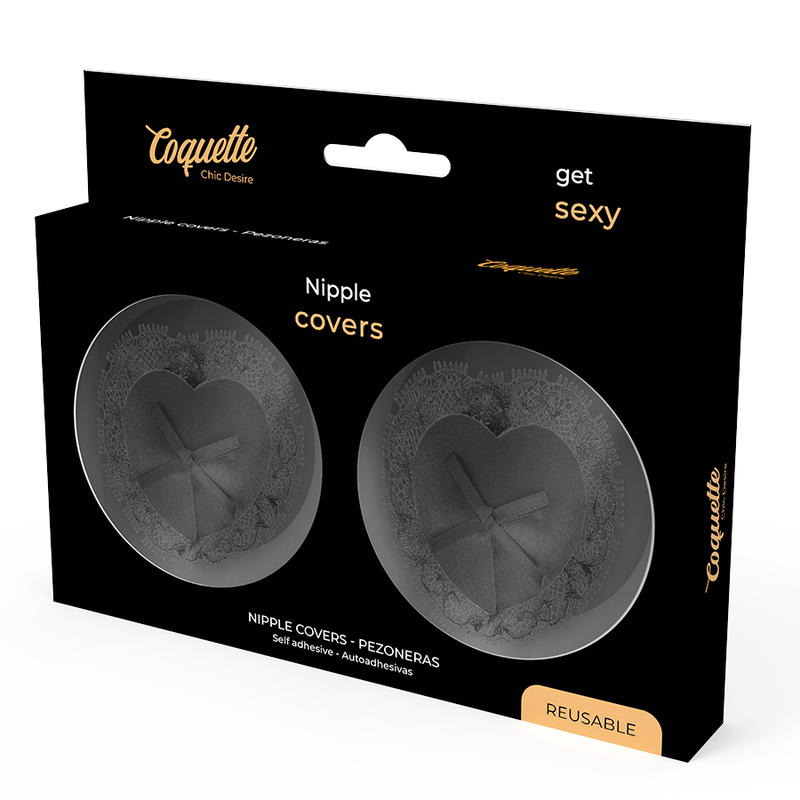Coquette Accessories Coquette Chic Desire - Nipple Covers Lace Black