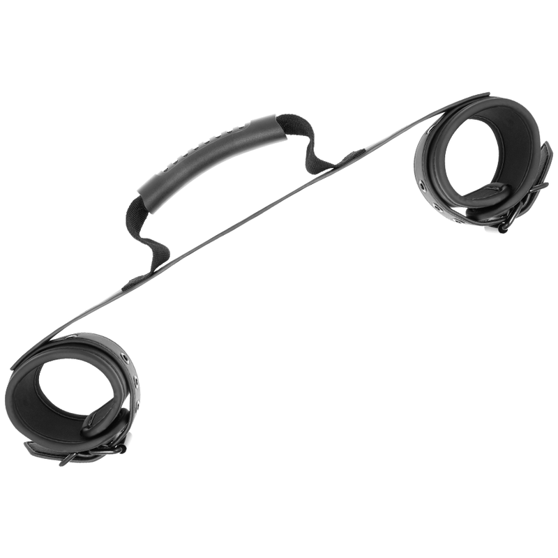 Fetish Submissive Bondage Fetish Submissive - Noprene Lining Handcuffs With Handle