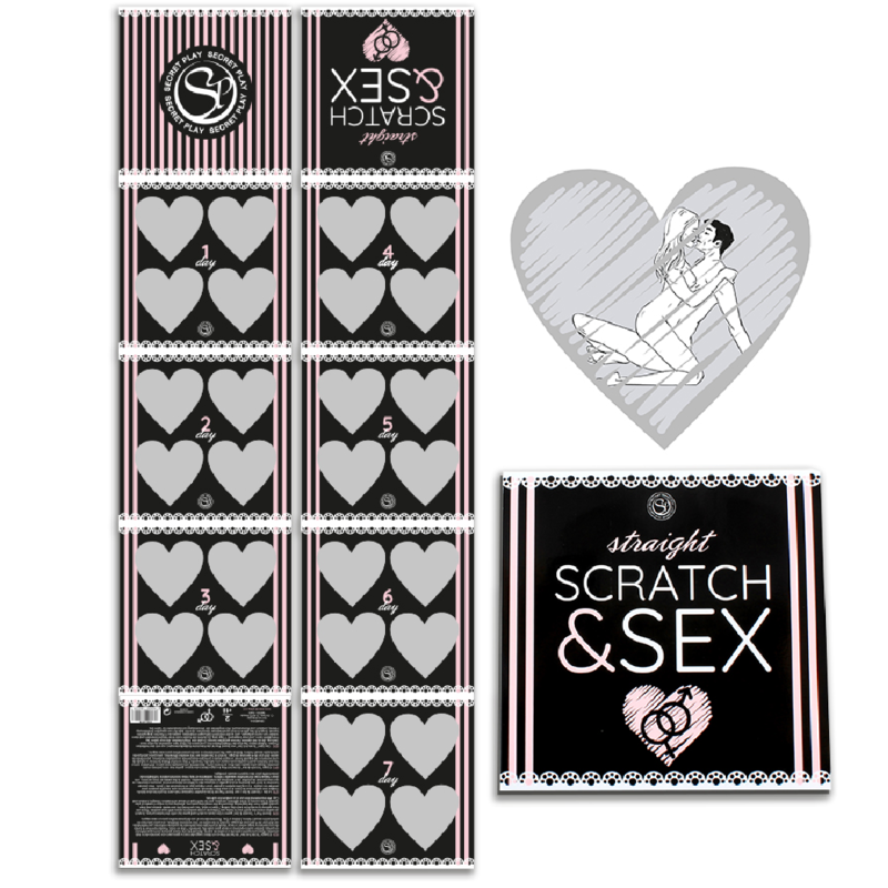 Secretplay 100% Games Secretplay - Scratch & Sex Game For Straight Couples (Es/En/Fr/Pt/De)