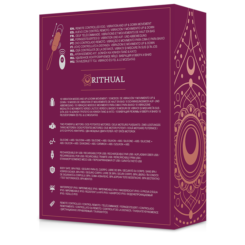 Rithual Reva Egg Remote Control Up&Down System + Vibration