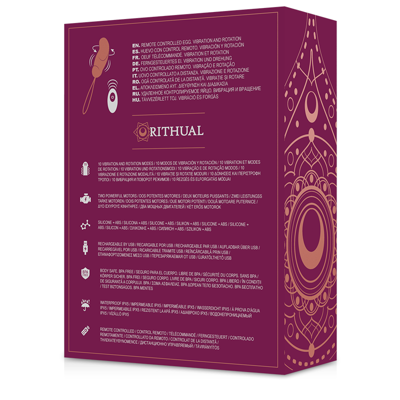 Rithual Esha Egg Remote Control System Rotation + Vibration