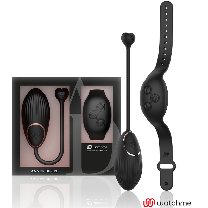 Anne´s Desire Anne's Desire - Egg Remote Control Technology Watchme Black