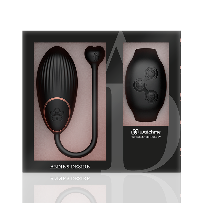 Anne´s Desire Anne's Desire - Egg Remote Control Technology Watchme Black