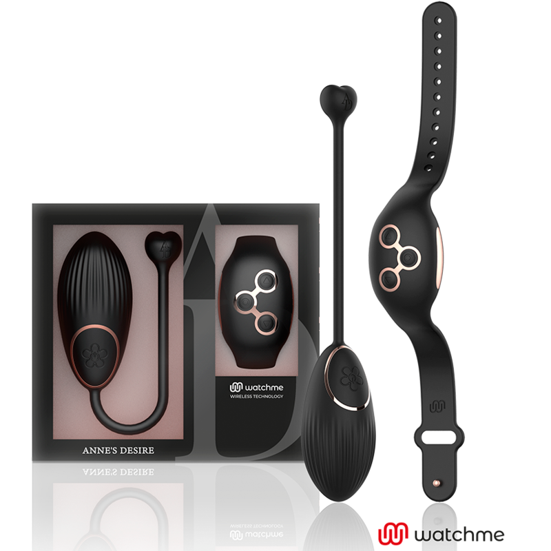 Anne´s Desire Anne's Desire - Egg Remote Control Technology Watchme Black/Gold