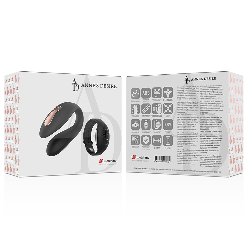 Anne´s Desire Anne's Desire - Dual Pleasure Tecnolog A Watchme Black