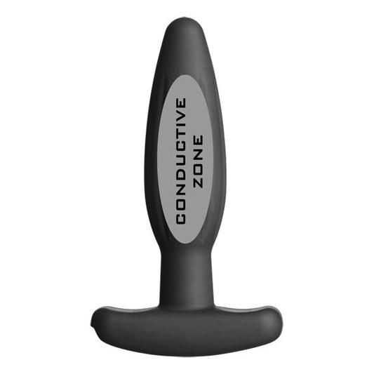 Electrastim Silicone Black Rocker Butt Plug Small