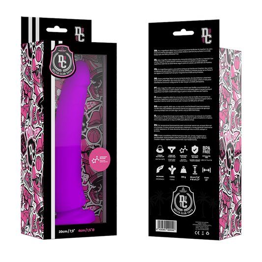 Deltaclub Delta Club - Toys Lilac Dildo Medical Silicone 20 Cm -O- 4 Cm