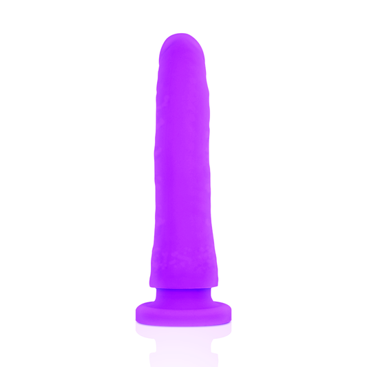 Deltaclub Delta Club - Toys Harness + Dong Purple Silicone 17 Cm -O- 3 Cm