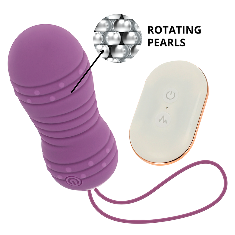 Ohmama Stimulating Ohmama - Remote Control Rotating Egg 7 Patterns Purple