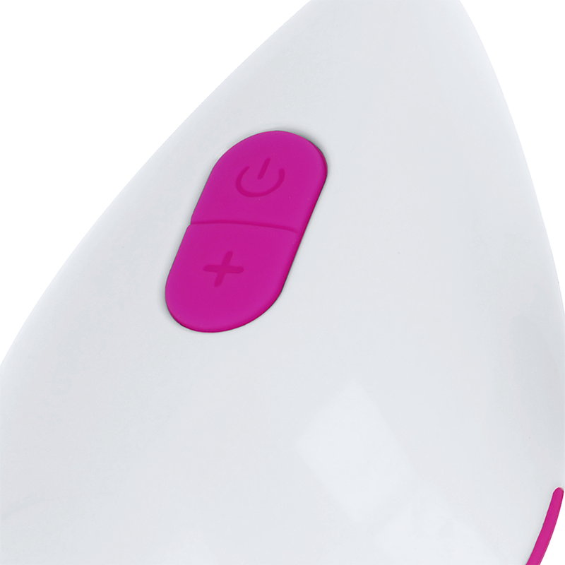 Ohmama Stimulating Ohmama - Textured Vibrating Egg 10 Modes Purple And White