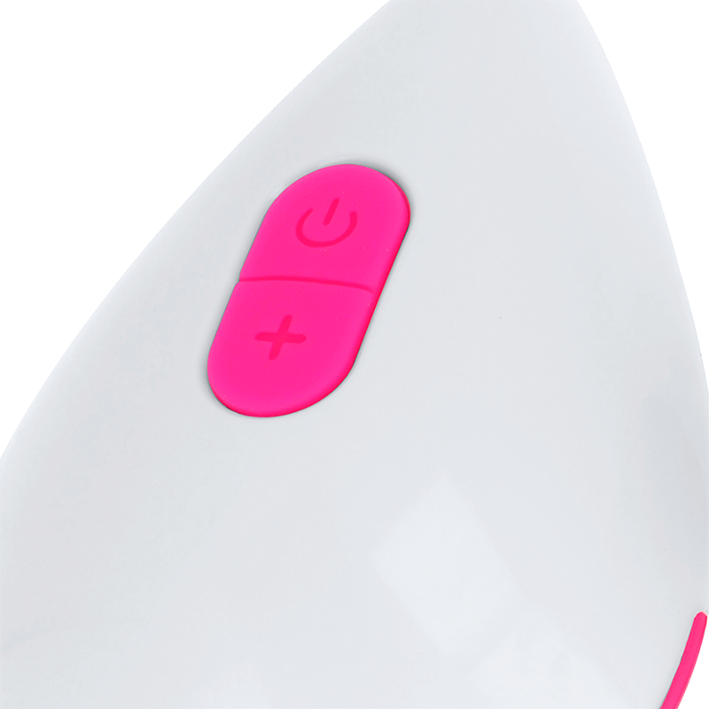 Ohmama Stimulating Ohmama - Textured Vibrating Egg 10 Modes Pink And White