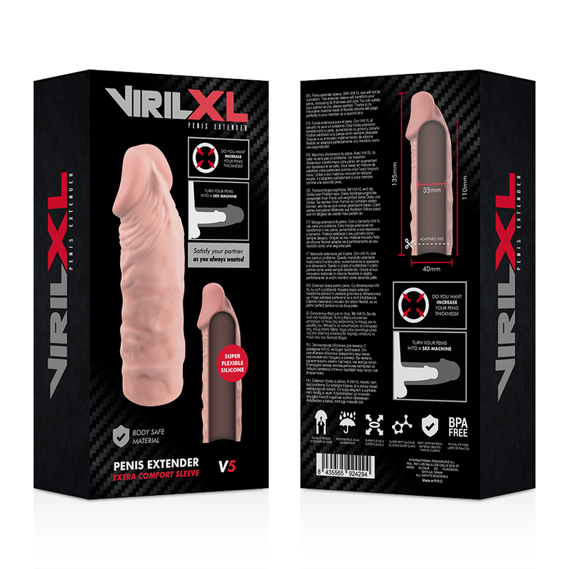 Virilxl Liquid Silicone V5 Natural Penis Extension