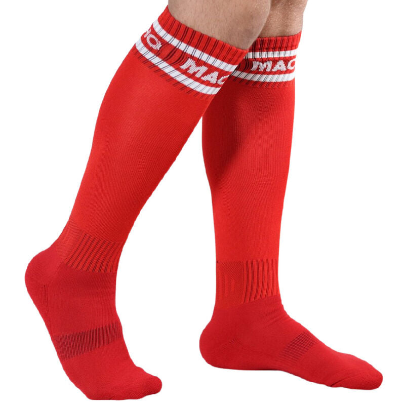 Macho Underwear Macho - Calcetines Largos Talla Unica Rojo