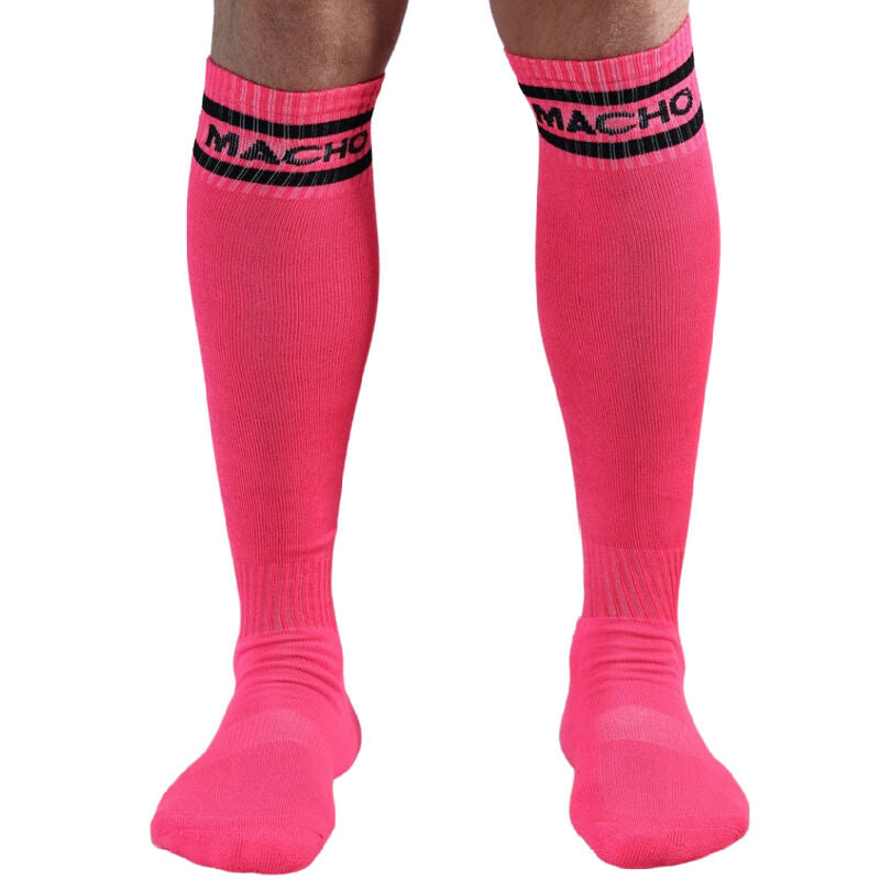 Macho Underwear Macho - Calcetines Largos Talla Unica Rojo