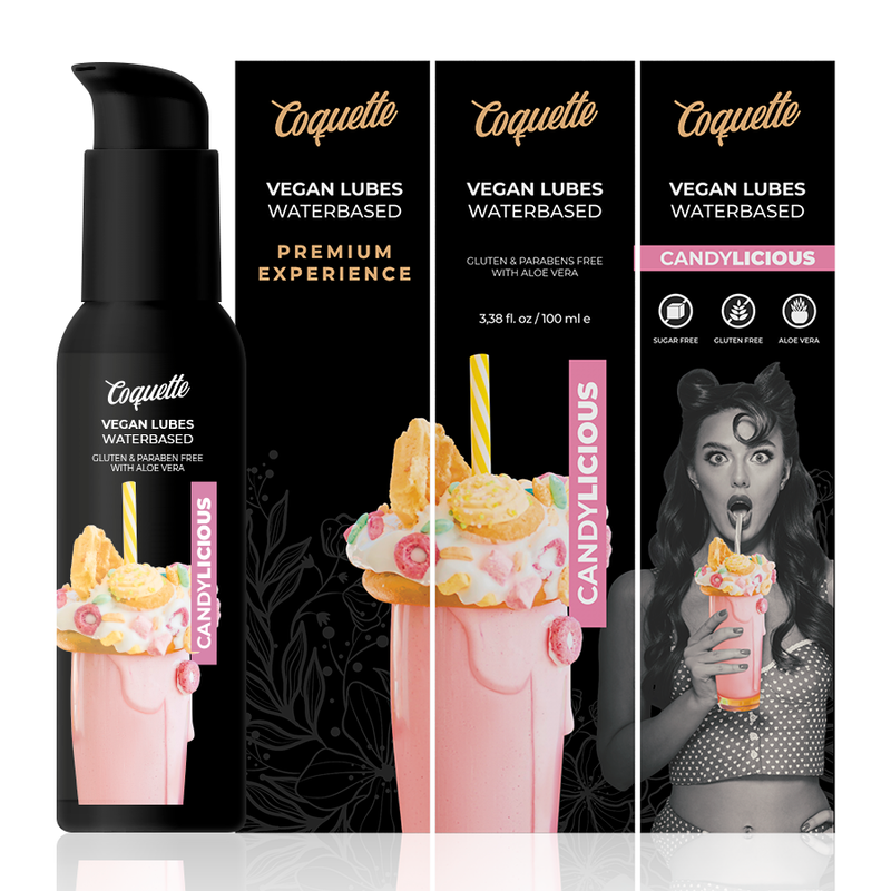 Coquette Cosmetics Coquette Chic Desire - Premium Experience 100Ml Vegan Lubes Candylicious