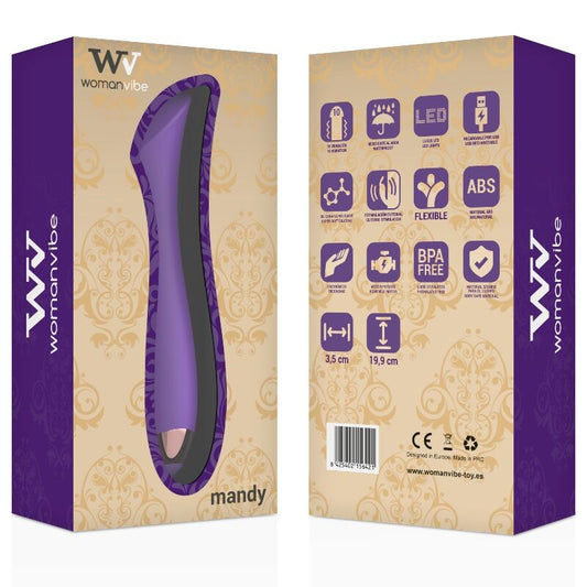 Womanvibe Mandy "K" Point Silicone Rechargeable Vibrator