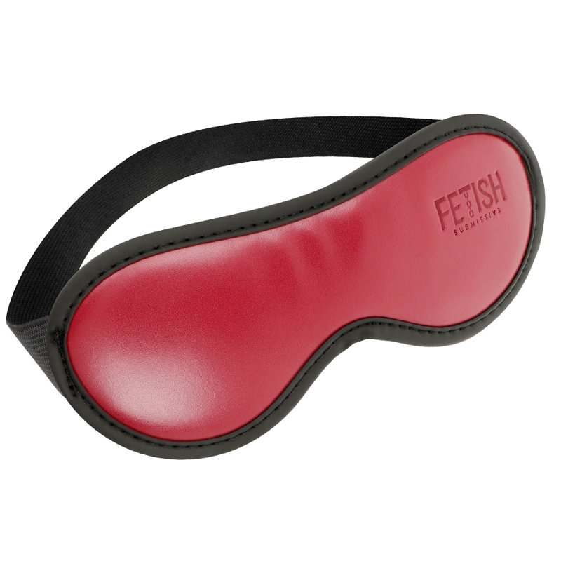 Fetish Submissive Dark Room Vegan Leather Mask With Neoprene Lining