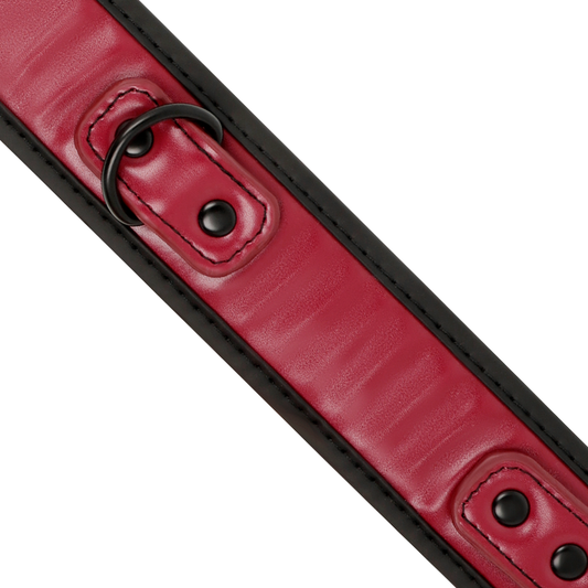 Fetish Submissive Dark Room Neoprene Lining Chain Necklace