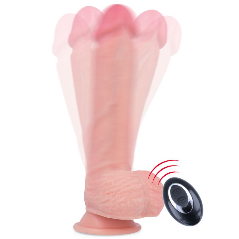 Rock Army Rockarmy - Harness + Liquid Silicone Vibrator Premium Apache Remote Control 20.5 Cm -O- 4.62 Cm