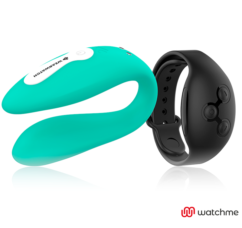 Wearwatch Dual Technology Vibrator Watchme Aquamarine / Jet
