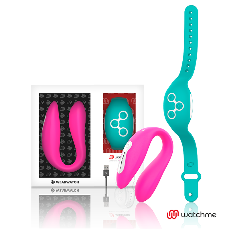 Wearwatch Dual Technology Watchme Vibrator Fuchsia / Seawater