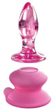 Icicles No. 90 Vibrerende Pink Glas Buttplug