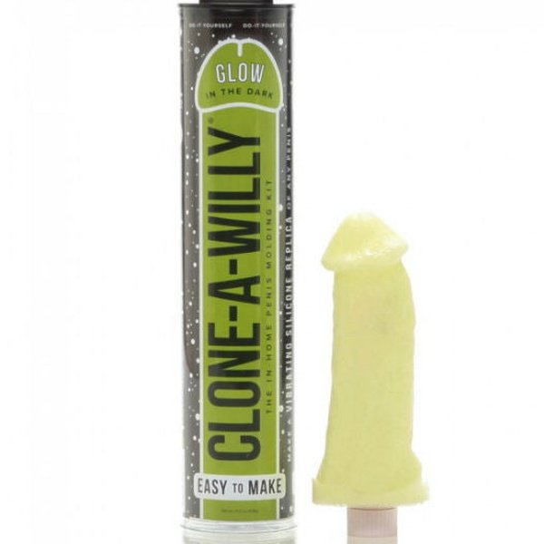 Dildomeseo Clone-A-Willy Grøn Selvlysende M. Vibrator