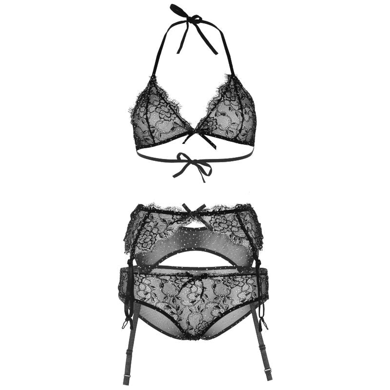 Leg Avenue Sets Leg Avenue - Shinny Three Pieces Set M