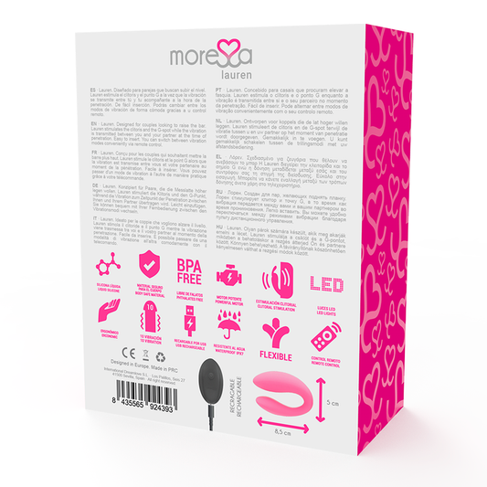 Moressa Lauren Remote Control Stimulator For Couples