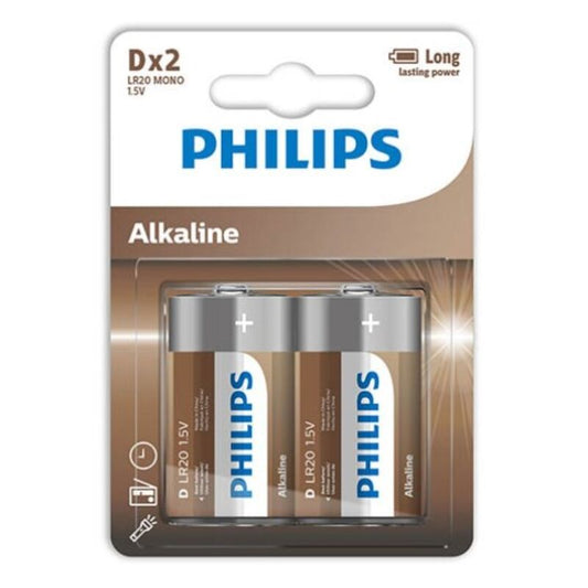 Phillips Philips - Alkaline Battery D Lr20 Blister*2