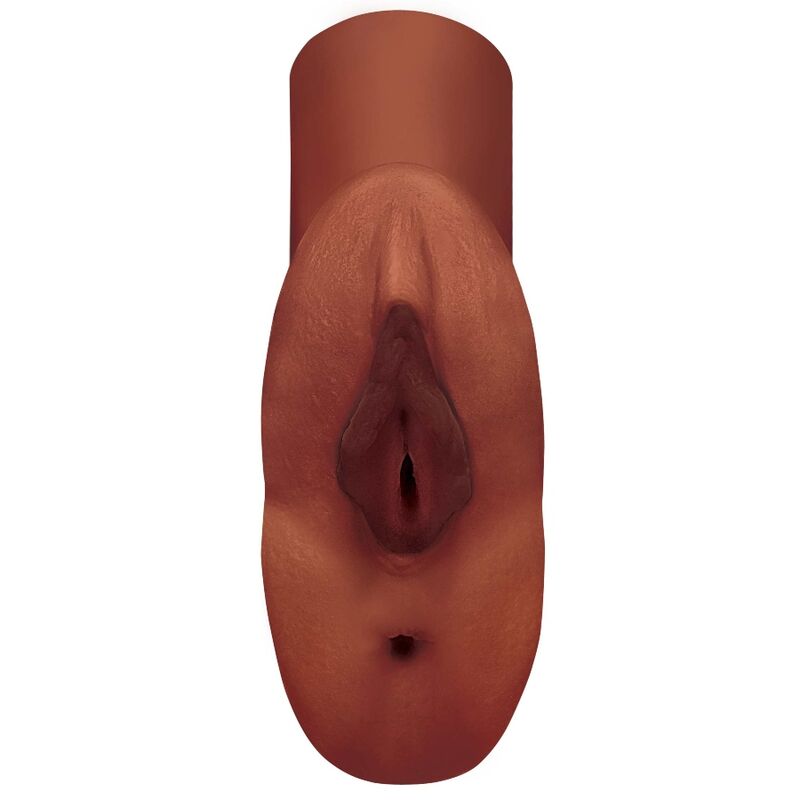 Pdx Plus+ Pdx Plus - Perfect Pussy Double Stroker Vagina And Anus Masturbator Brown