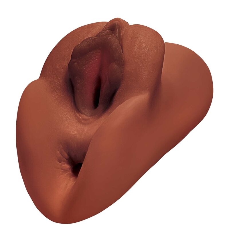 Pdx Plus+ Pdx Plus - Perfect Pussy Double Stroker Vagina And Anus Masturbator Brown