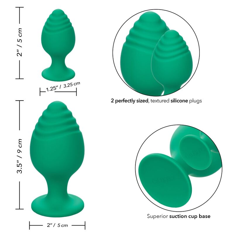 Calexotics Cheeky Buttplug Green