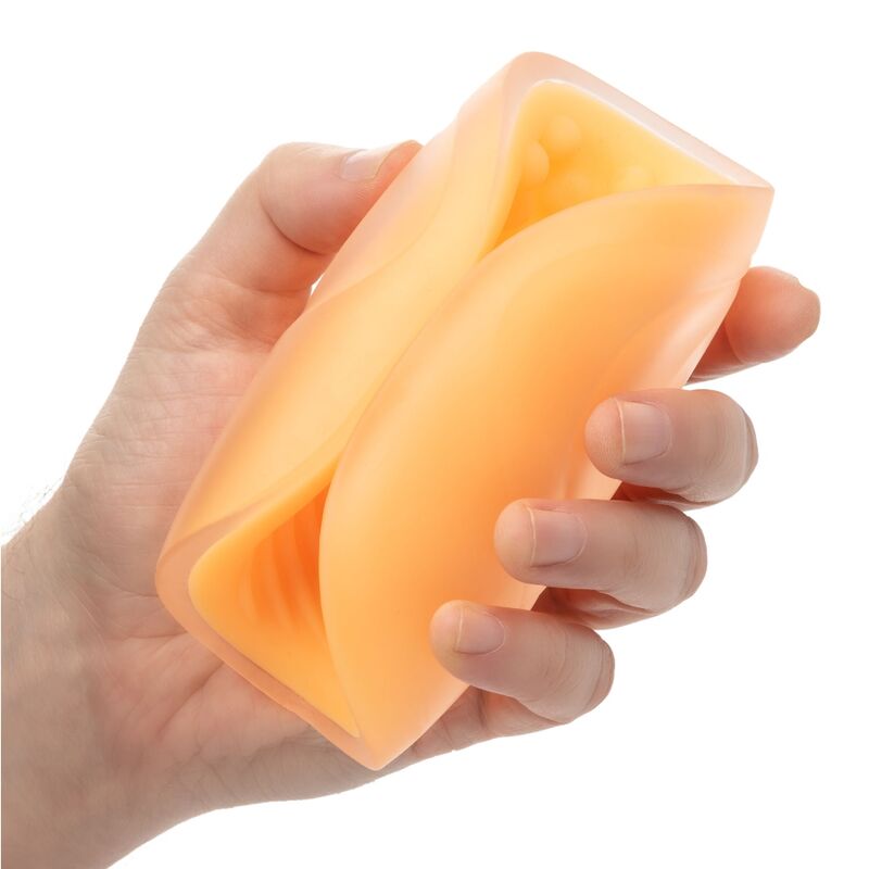 Calexotics Beaded Grip Masturbator Orange