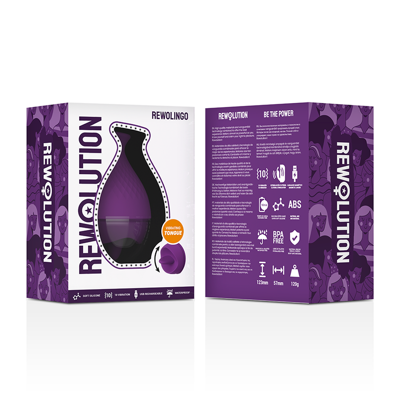 Rewolution Rewolingo Vibrator With Tongue