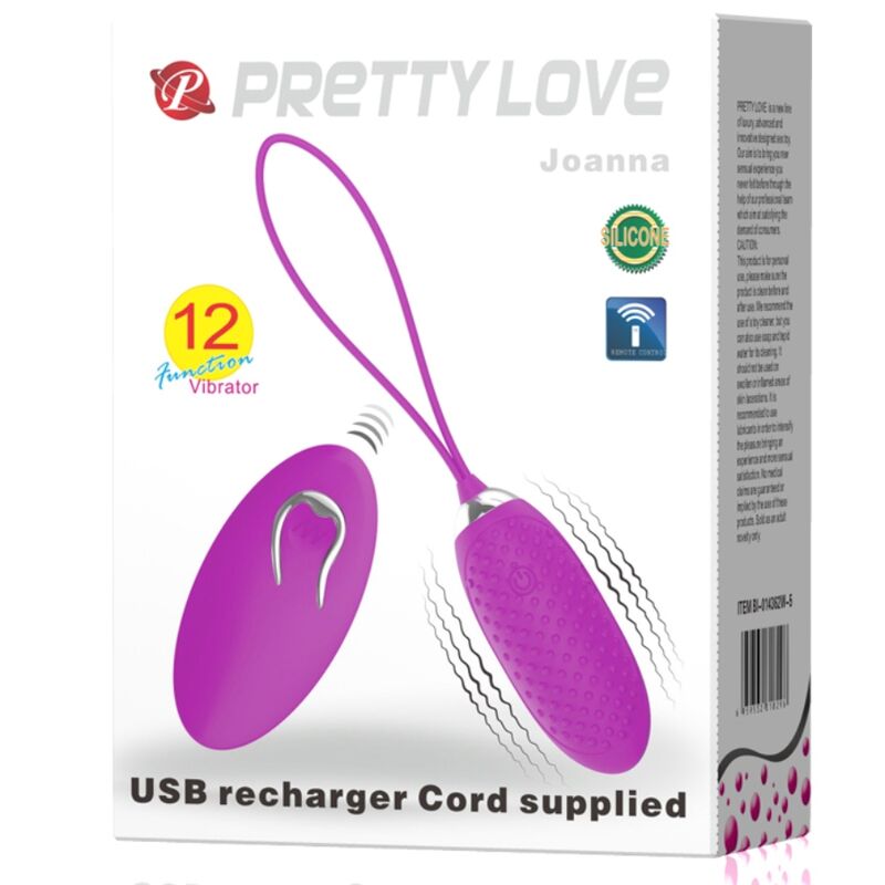 Pretty Love Smart Pretty Love - Joanna Vibrating Egg Remote Control 12 Modes