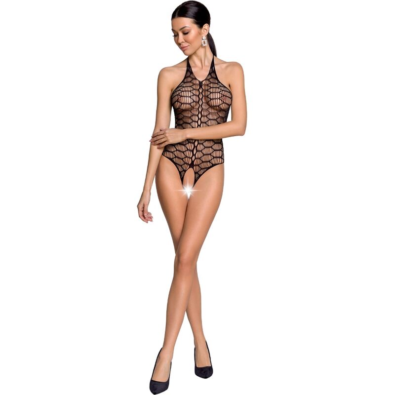 Passion Woman Passion - Woman Bs087 Black Bodystocking One Size