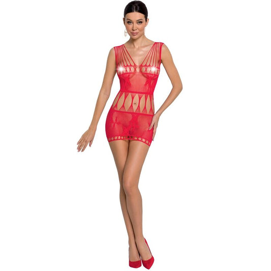 Passion Woman Passion - Woman Bs090 Red Bodystocking One Size