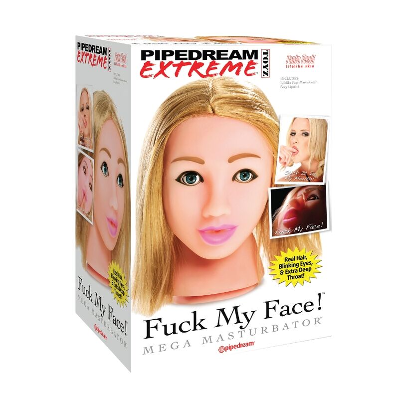 Extreme Toyz Fuck Me Mega Masturbator Blonde Face