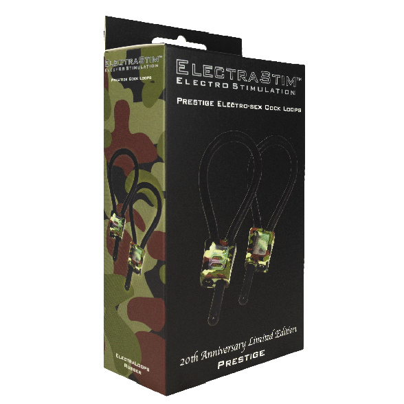 Electrastim Prestige Electraloops Adjustable Cock Rings Camouflage