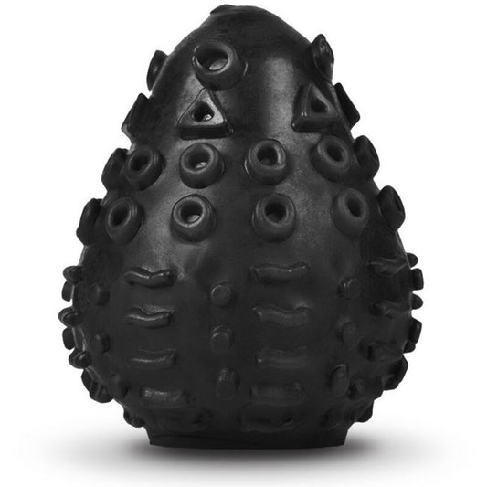 G-Vibe Reusable Textured Masturbator Egg Black
