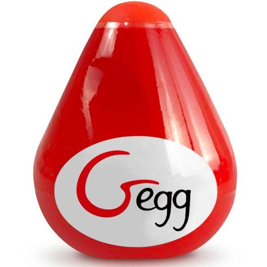 G-Vibe Reusable Textured Masturbator Egg Red