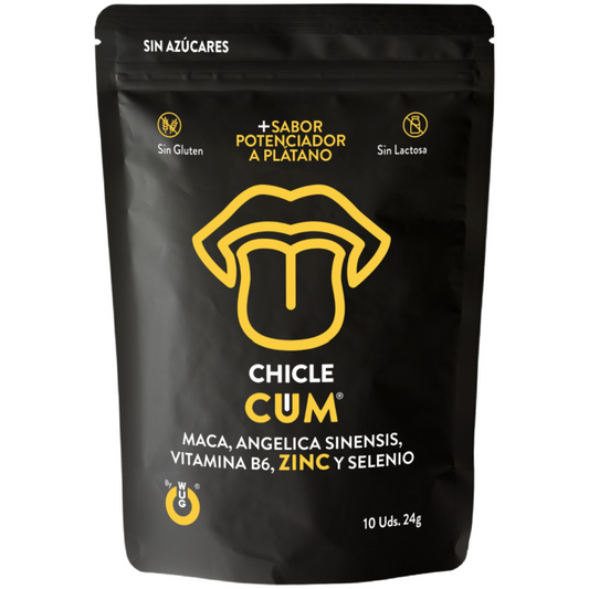 Wug Sex Sense Cum Ejaculation Increase Gum & Semen Banana Flavor 10 Units